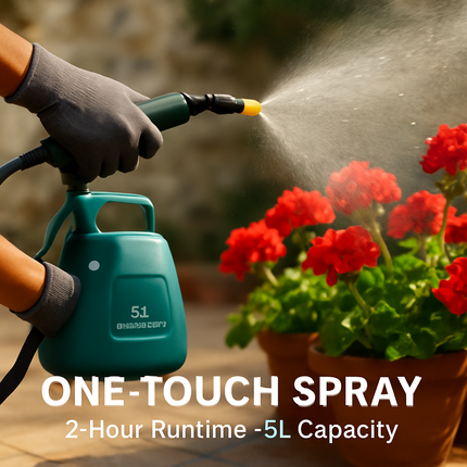 Garden Sprayer Battery Powered with Telescopic Wand