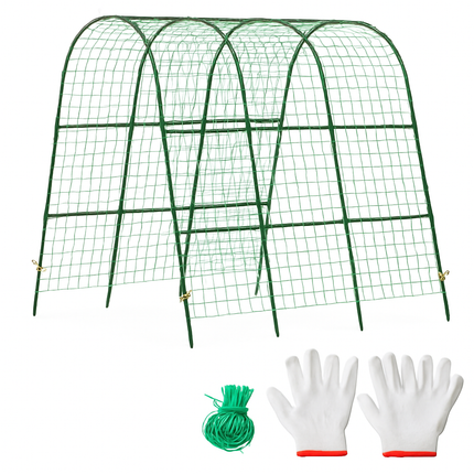 U-Shaped Garden Arch Trellis for Climbing Plants
