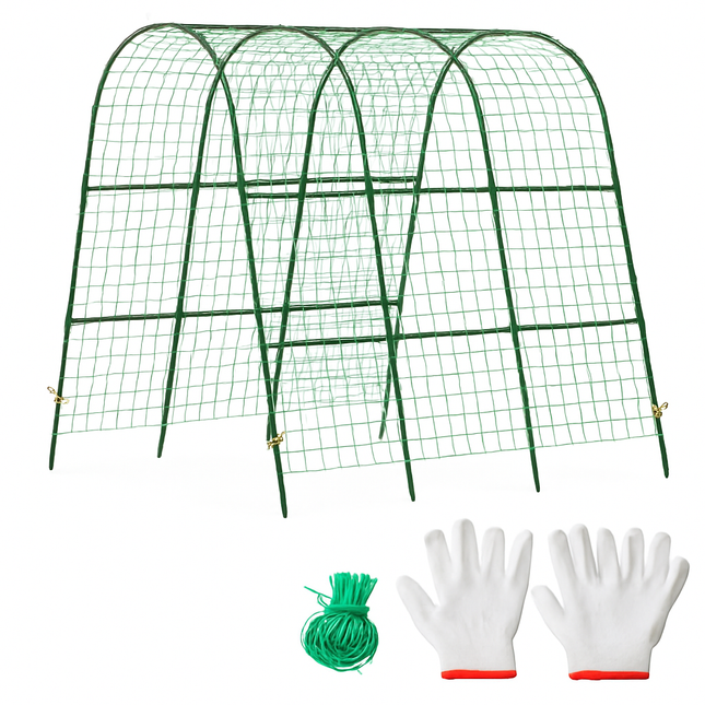 U-Shaped Garden Arch Trellis for Climbing Plants