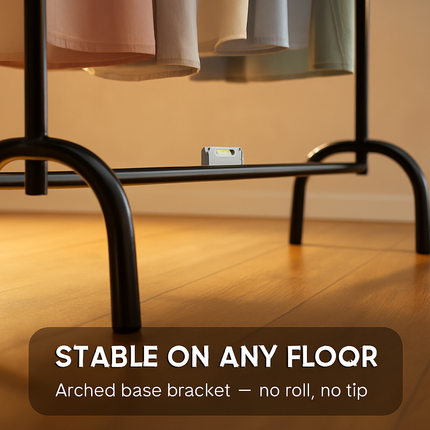 Freestanding Garment Rack for Home and Dormitory Storage