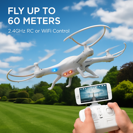 4.5 Ch 6 Axis Gyro 4 Motor 2.4Ghz RC WIFI FPV Quadcopter with HD Camera