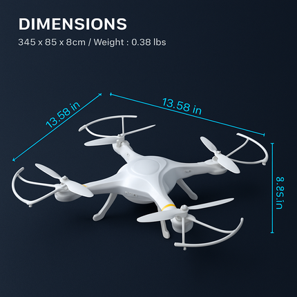 4.5 Ch 6 Axis Gyro 4 Motor 2.4Ghz RC WIFI FPV Quadcopter with HD Camera
