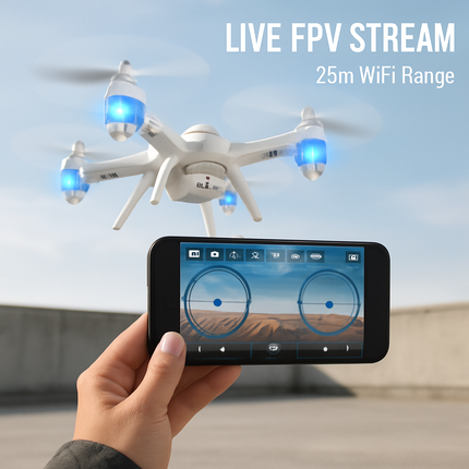 4.5 Ch 6 Axis Gyro 6 Motor 2.4Ghz RC WIFI FPV Quadcopter with HD Camera