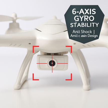 4.5 Ch 6 Axis Gyro 6 Motor 2.4Ghz RC WIFI FPV Quadcopter with HD Camera
