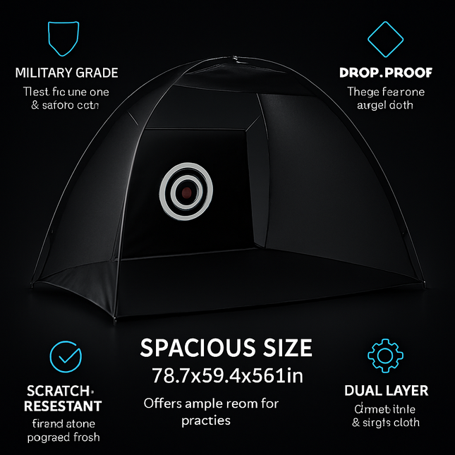 Golf Net for Indoor/Outdoor Practice - Hitting Nets