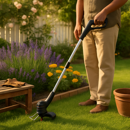 Electric Cordless Grass Trimmer for Lawn and Garden