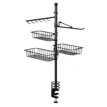 Griddle Caddy with Paper Towel Holder and Hooks