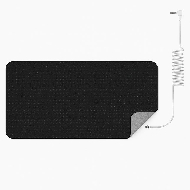 Grounding Mat for Bed with 15ft Cord – Sleep & Pain Relief