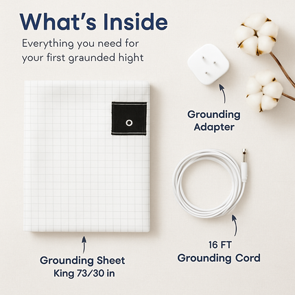 Grounding Sheet Queen Size Cotton Blend Organic