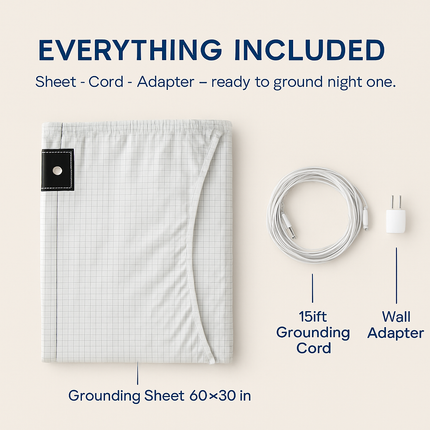 Grounding Sheet Queen Size Cotton Blend Organic