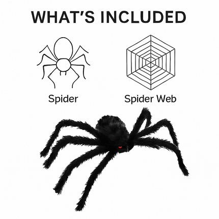 Giant Halloween Spider Decoration Outdoor