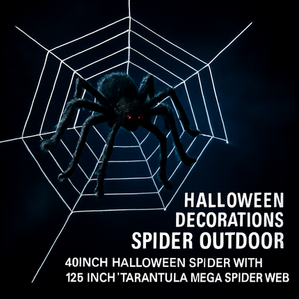 Giant Halloween Spider Decoration Outdoor