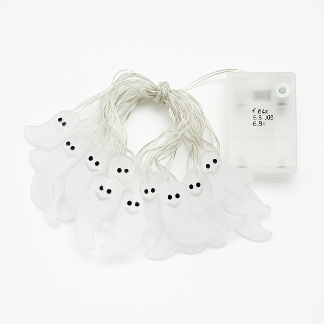 Halloween Ghost String Lights for Parties and Home Decor