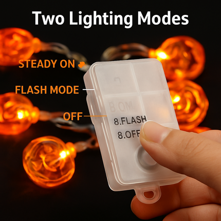 Halloween Ghost String Lights for Parties and Home Decor