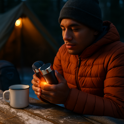 Split-Magnetic Hand Warmer & Portable Power Bank