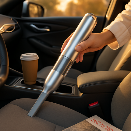 Cordless Handheld Car Vacuum Cleaner with LED Light