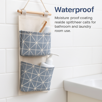 Wall-Mounted Storage Bag for Door and Closet Organizer