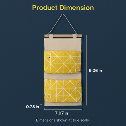 Wall-Mounted Storage Bag for Door and Closet Organizer