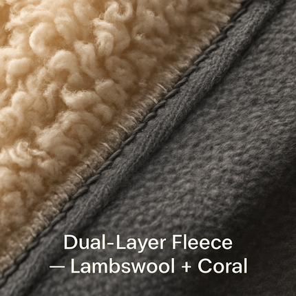 Queen Size Fleece Heated Blanket with Dual Controls
