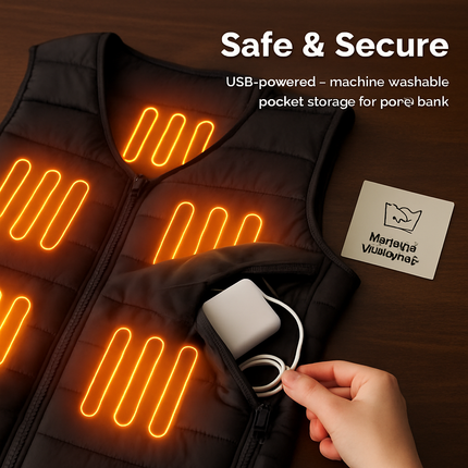 Heat Jacket Vest for Winter Outdoor Wear