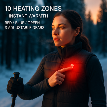 Heat Jacket Vest for Winter Outdoor Wear