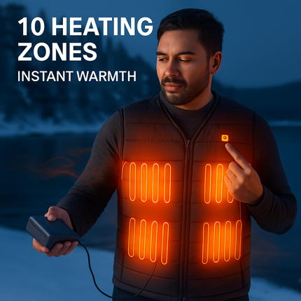 Heat Jacket Vest for Winter Outdoor Wear