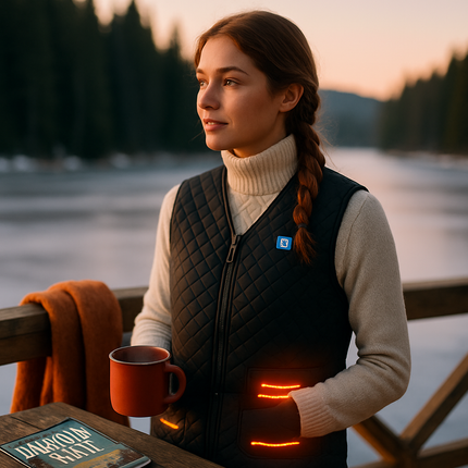 Heat Jacket Vest with 5 Heating Zones for Winter Comfort