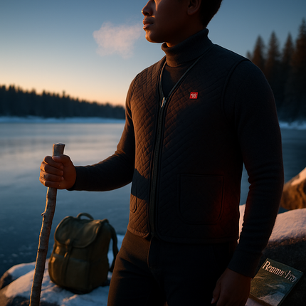 Heat Jacket Vest with 5 Heating Zones for Winter Comfort