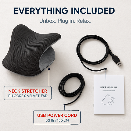 Heated Neck Stretcher with Graphene Heating Pad