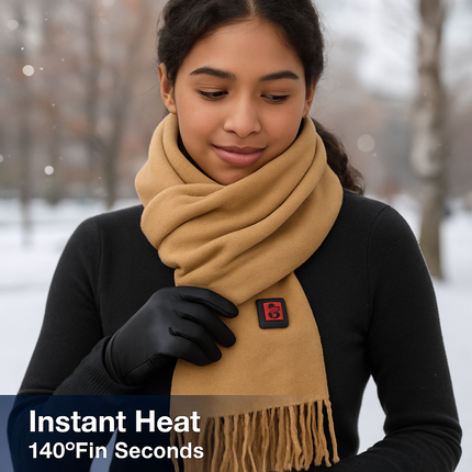 Electric Heated Scarf for Winter Warmth & Comfort