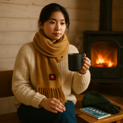 Electric Heated Scarf for Winter Warmth & Comfort