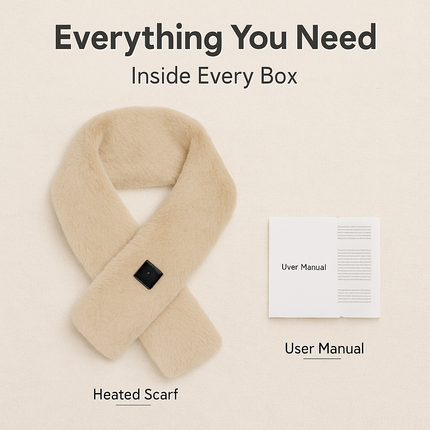 Electric Heated Scarf with USB Power - Unisex
