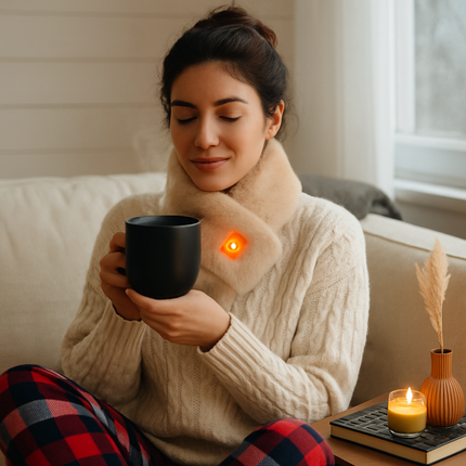 Electric Heated Scarf with USB Power - Unisex