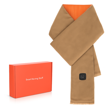 Electric Heated Winter Scarf USB Heating Neck Wrap Unisex Heated Neck Shawl Soft Warm Scarves with 3 Heating Modes for Outdoor Cycling Skiing Skating
