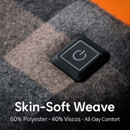 Electric Heated Winter Scarf USB Heating Neck Wrap Unisex Heated Neck Shawl Soft Warm Scarves with 3 Heating Modes for Outdoor Cycling Skiing Skating