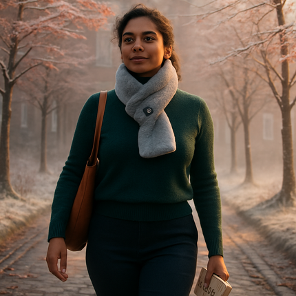 Electric Heated Scarf with USB Power - Unisex