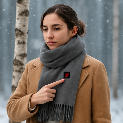 Electric Heated Scarf for Winter Warmth & Comfort