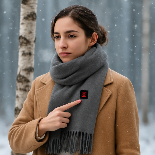 Electric Heated Scarf for Winter Warmth & Comfort