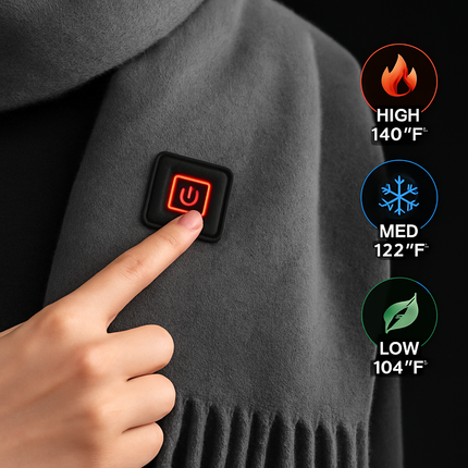 Electric Heated Scarf for Winter Warmth & Comfort