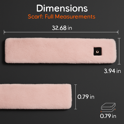 Electric Heated Scarf with USB Power - Unisex