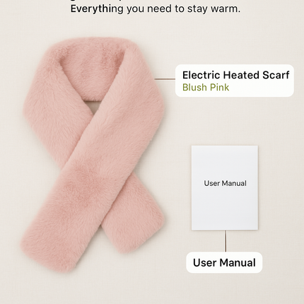 Electric Heated Scarf with USB Power - Unisex