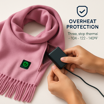 Electric Heated Scarf for Winter Warmth & Comfort