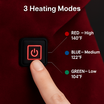 Electric Heated Winter Scarf USB Heating Neck Wrap Unisex Heated Neck Shawl Soft Warm Scarves with 3 Heating Modes for Outdoor Cycling Skiing Skating