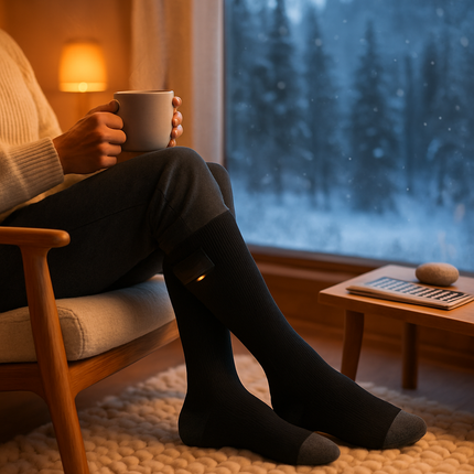 Heated Socks for Men and Women with 4 Temperature Levels