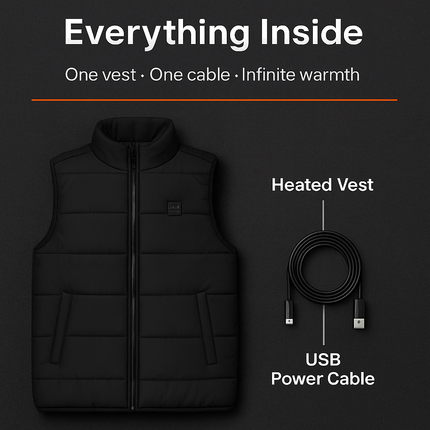 Heated Vest for Winter Outdoor Activities