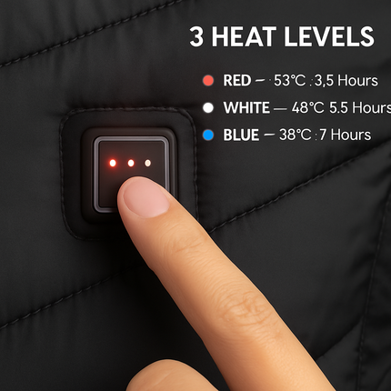Heated Vest with USB Heating for Men & Women, 3 Levels
