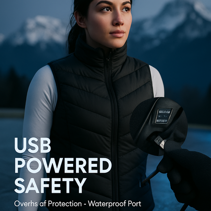Heated Vest with USB Heating for Men & Women, 3 Levels