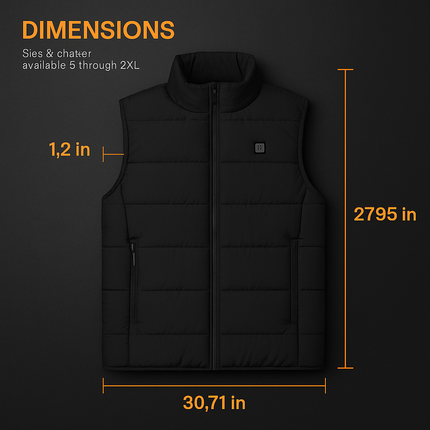 Heated Vest for Winter Outdoor Activities