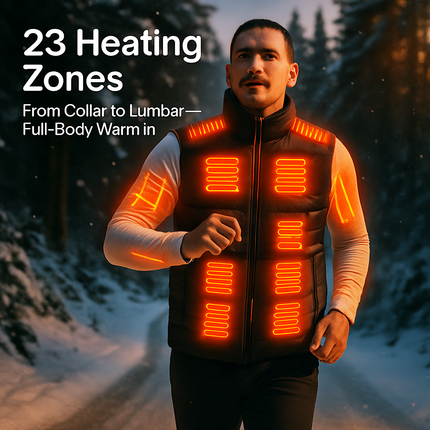 Heated Vest for Winter Outdoor Activities
