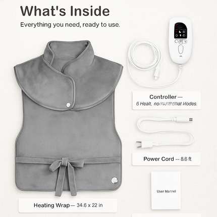 Electric Heating Wrap for Neck and Shoulders